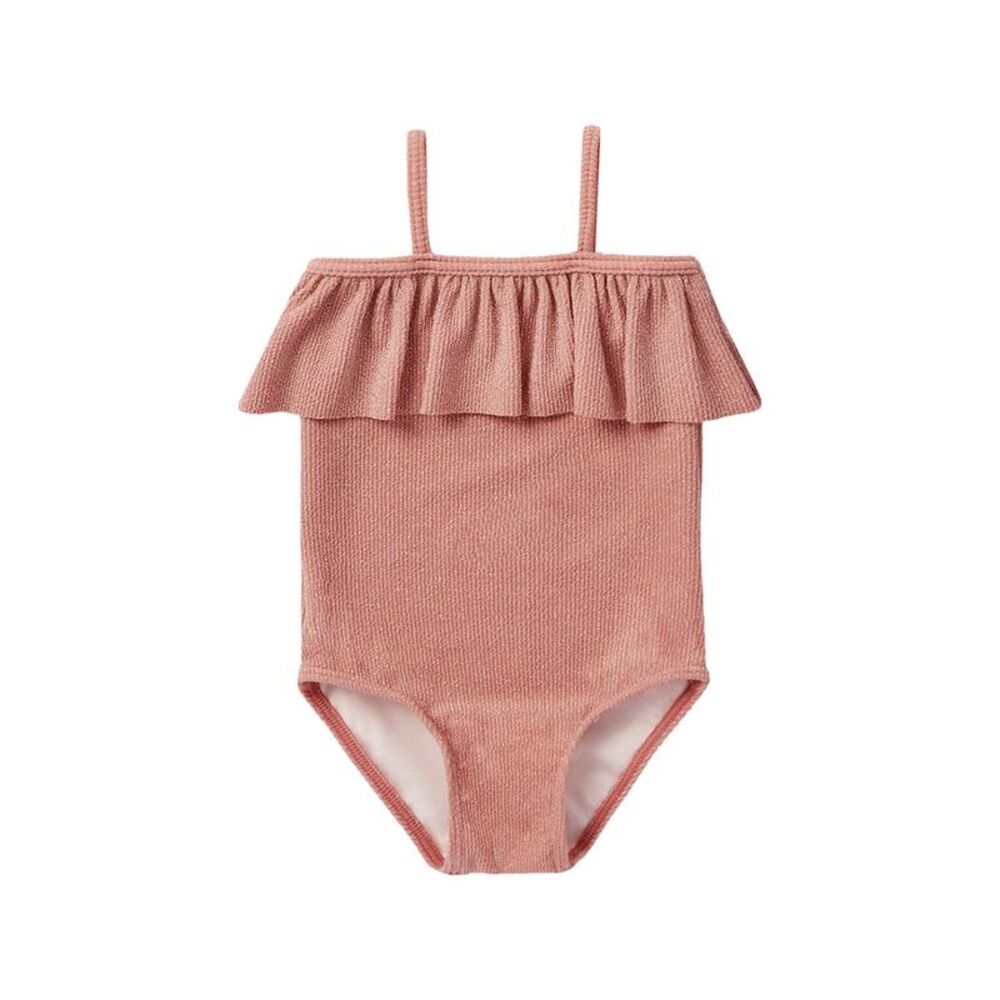 Rylee & Cru Girls Rylee + Cru Collective Ruffle One-Piece, Pink